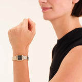 Rosefield The Boxelle dorée fond noir