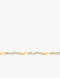 Bracelet en plaqué or 740-860