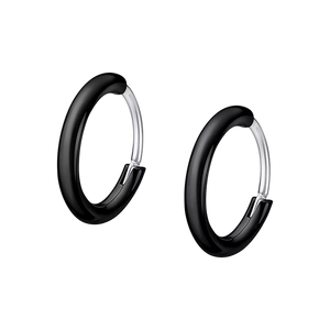 Boucles créoles en acier 880-1686