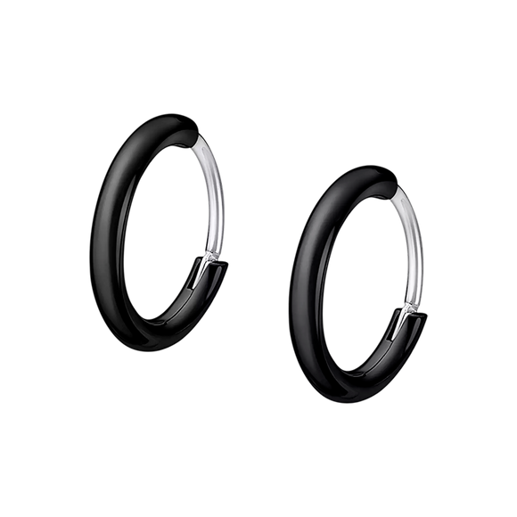 Boucles créoles en acier 880-1686