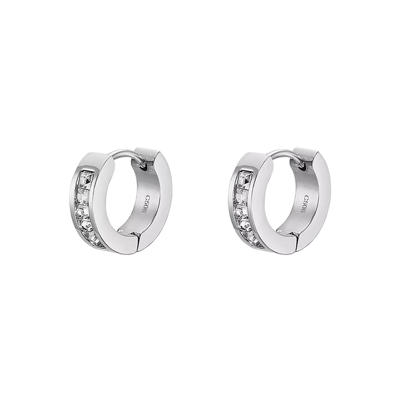 Boucles créoles en acier 880-1682