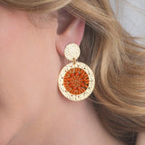 Boucles d'oreilles Santibé Mini Patagona Blanc 782S19