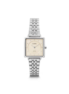 Montre Olympic Daylight acier fond crème 115-634