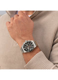 Montre Olympic Adam acier fond noir 129a361