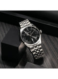 Montre Olympic Jürgen acier fond noir 125-526