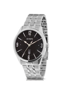 Montre Olympic Jürgen acier fond noir 125-526