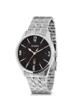 Montre Olympic Jürgen acier fond noir 125-526
