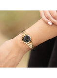 Montre Olympic Yara acier doré fond noir 117-288