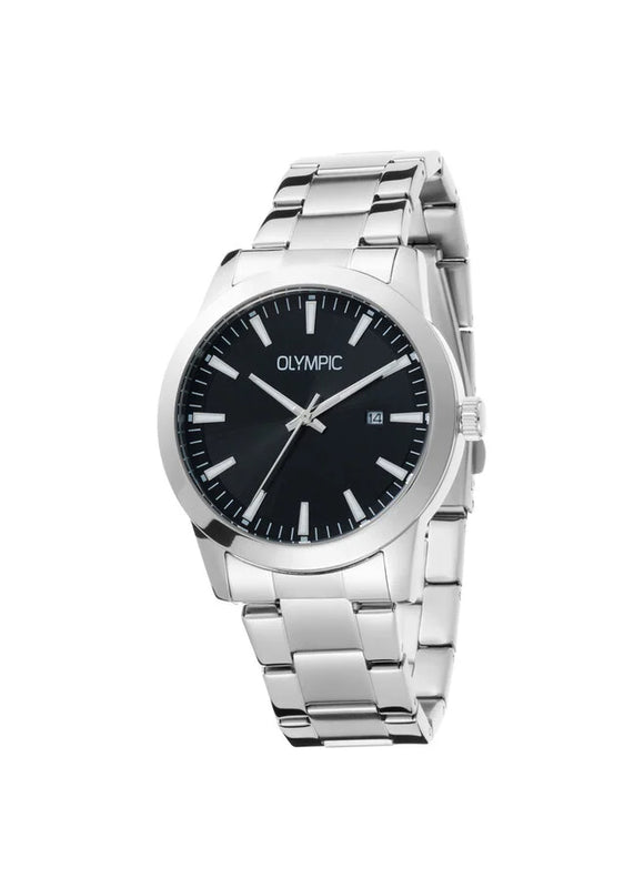 Montre Olympic Frank acier fond noir 125-527