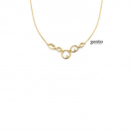 Collier en plaqué or SB105
