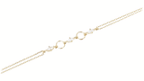 Bracelet Zag Deneba en acier doré