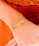 Bracelet ZAG Giju en acier doré