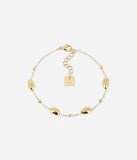 Bracelet Zag Oliva en acier doré