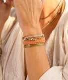 Bracelet ZAG Felicita en acier doré