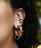 Boucles d'oreilles ZAG Francesca en acier doré