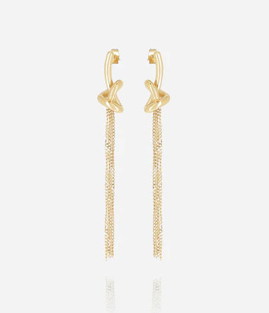Boucles d'oreilles ZAG Savina en acier doré