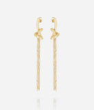 Boucles d'oreilles ZAG Savina en acier doré