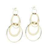 Boucles d'oreilles ZAG Hélène en acier doré