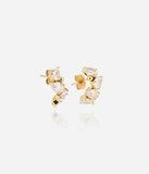Boucles d'oreilles ZAG Cosia en acier doré