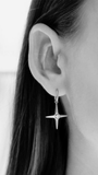 Boucles d'oreilles Zag Isidore en acier (vendues à la pièce)