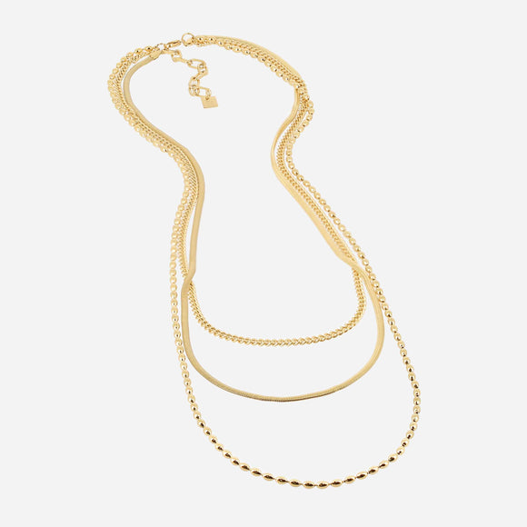 Collier sautoir ZAG 850J975 en acier doré