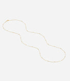 Collier sautoir ZAG Hista en acier doré