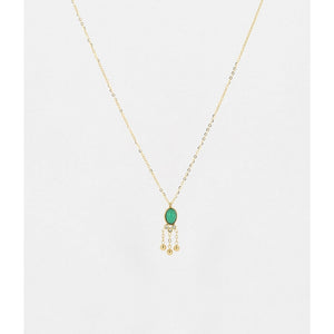 Collier ZAG Seville en acier doré