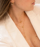 Collier ZAG Ellery en acier doré