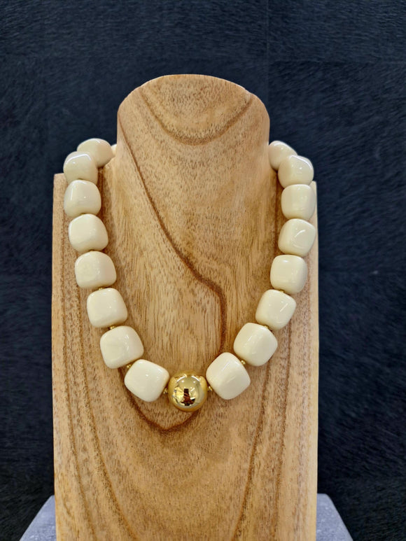 Collier ZAG Laîos Crème