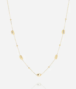 Collier ZAG Oliva en acier doré