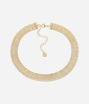 Collier ZAG Sweetie en acier doré