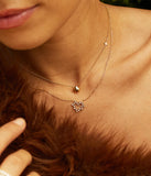 Collier ZAG Hocha en acier doré