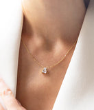 Collier ZAG Enea en acier doré