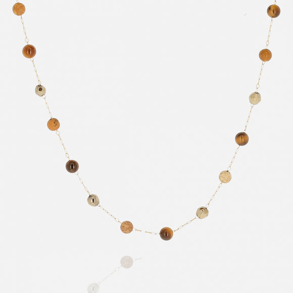 collier Zag en acier doré 850J970