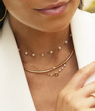 Collier ZAG Nefertari en acier doré