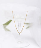 Collier ZAG Adrano en acier doré