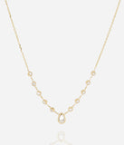 Collier ZAG Adrano en acier doré