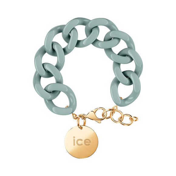 ICE Chain bracelet Lagoon green M