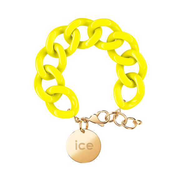 ICE Chain bracelet Flashy yellow M