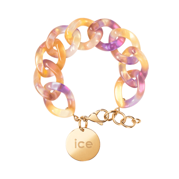 ICE Chain bracelet Purple lime M