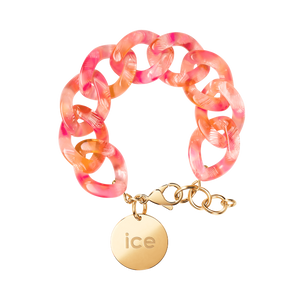 ICE Chain bracelet Pink yellow