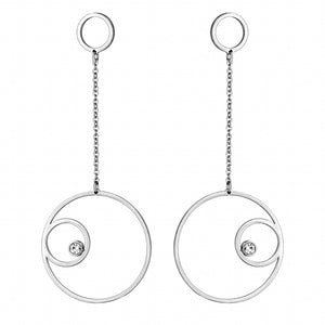 Boucles d'oreilles en acier Vanina