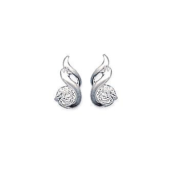Boucles d'oreilles argent et zirconium