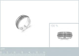 Bague en argent Mario