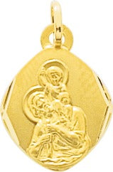 Médaille St Christophe en or jaune 18 ct