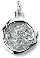 Médaille Saint-Christophe en argent