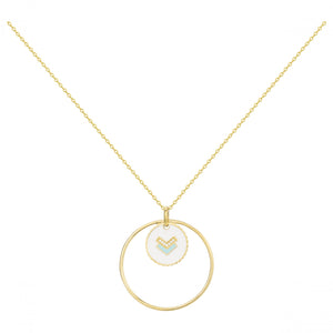 Collier Capucine blanc