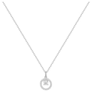 Collier Mélina en argent et zirconiums