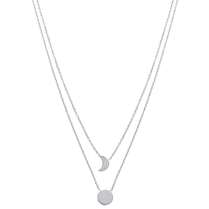 collier double lune