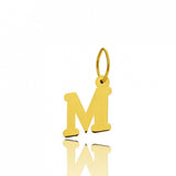 Pendentif initiale M en or 9ct 460-123